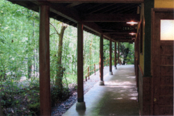 家族の湯「山の音」回廊
